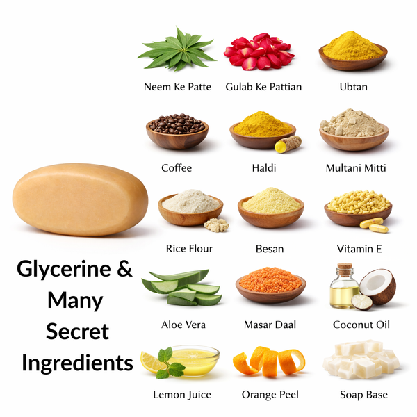 Premium Herbal Glow Soap Glycerine Infused Natural Skin Brightening Bar